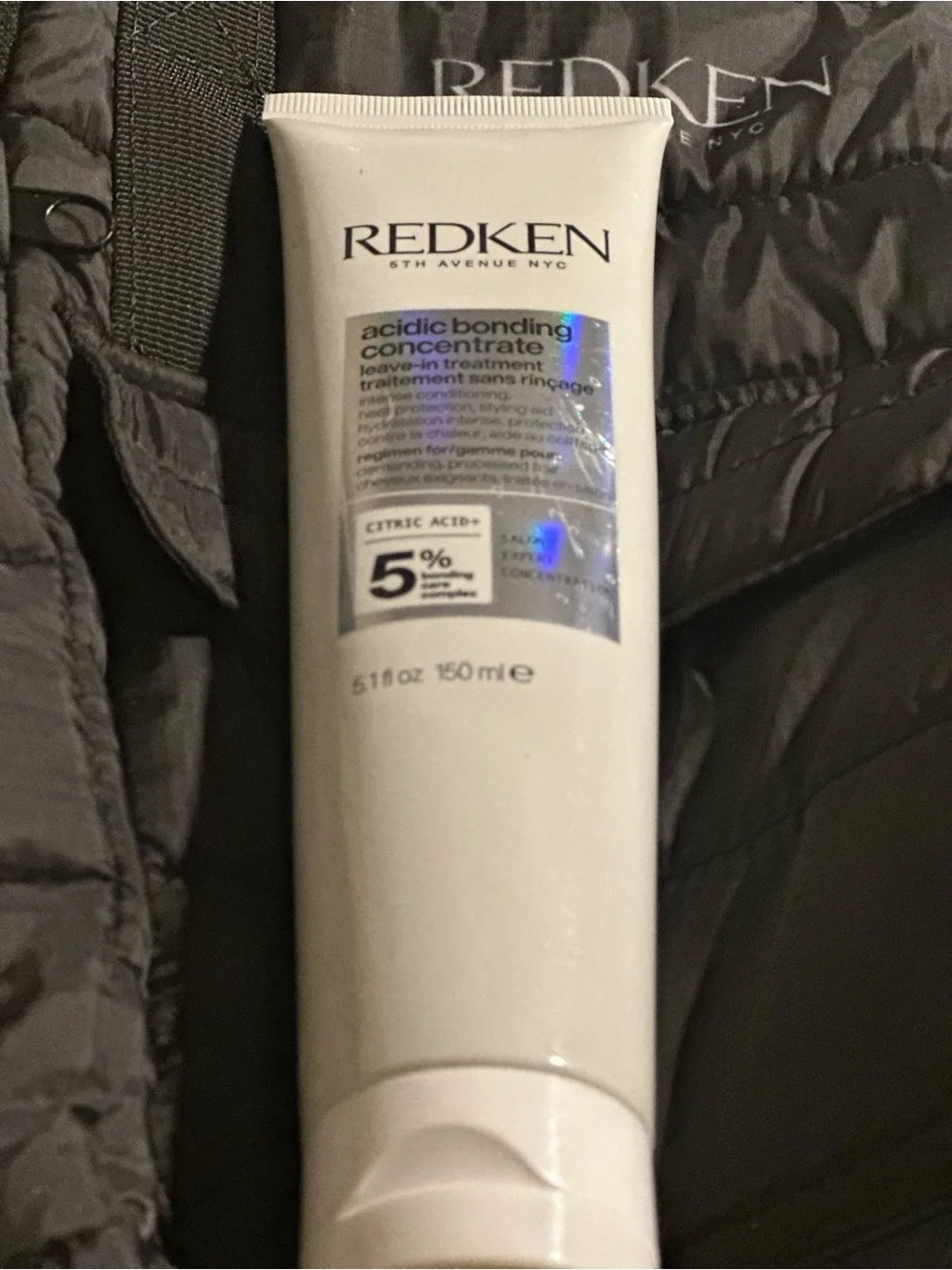 Redken Acidic Bonding Concentrate Tube — White with Holographic Label